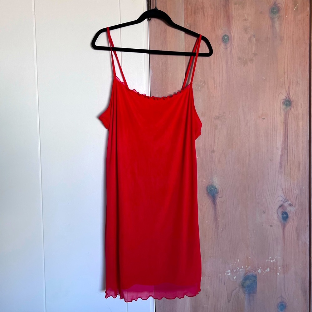 Red dress by divided.